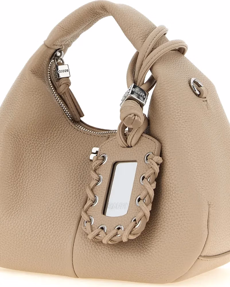 Ganni Beige Polyester Handbag