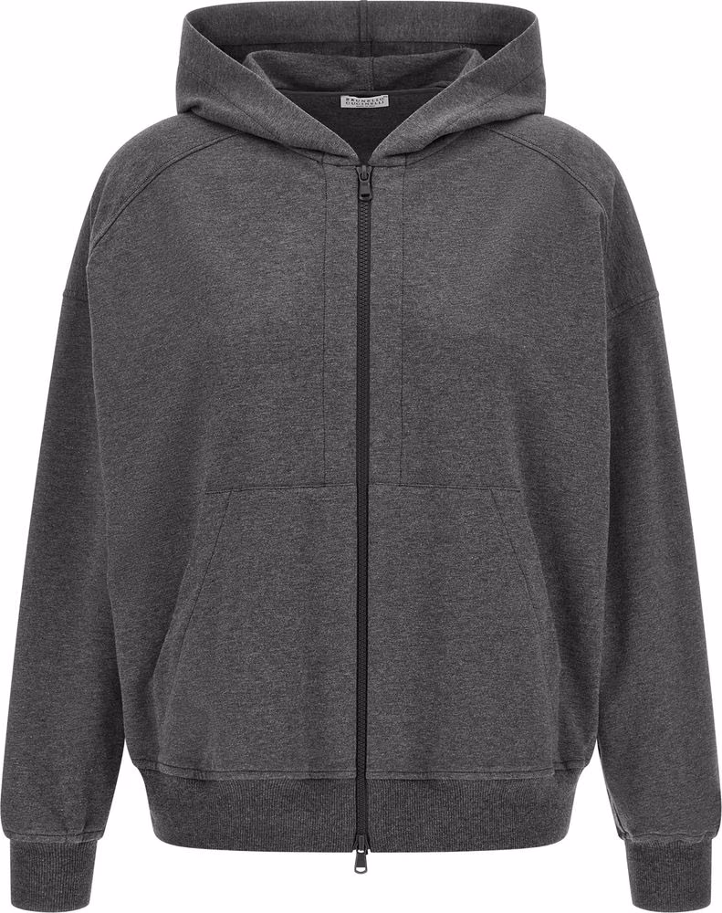 Brunello Cucinelli Gray Cotton Sweatshirt
