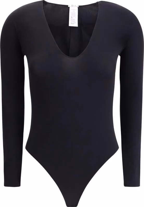 Wolford Black Polyamide Bodysuit