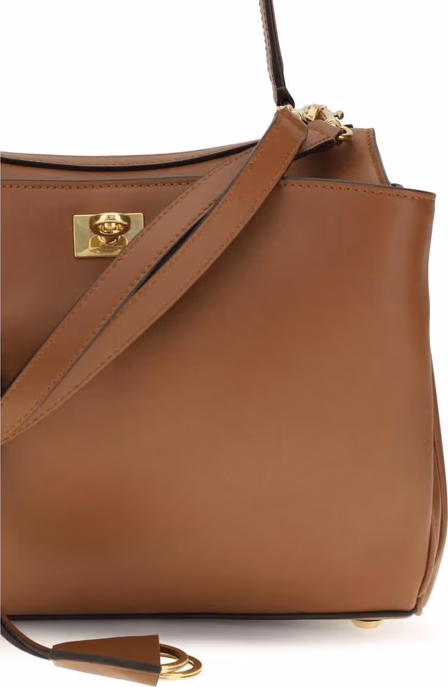 Balenciaga Brown Calf Leather Bos Taurus Shoulder Bag