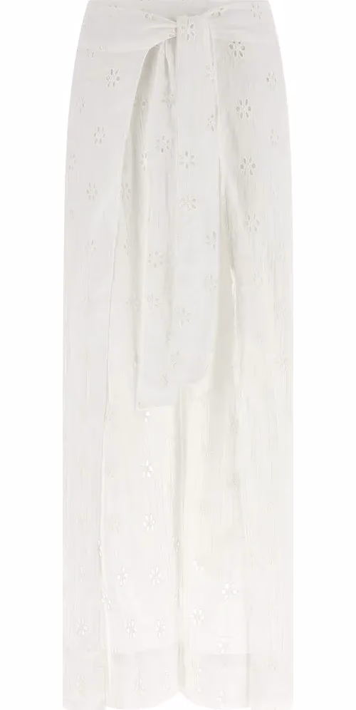 Polo Ralph Lauren White Cotton Casual Pants