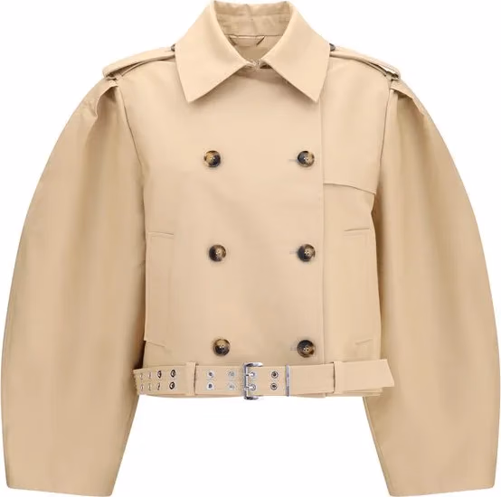 Ganni Beige Cotton Jacket