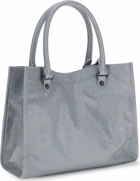 Balenciaga Blue Lamb Ovis Aries Aries Shoulder Bag