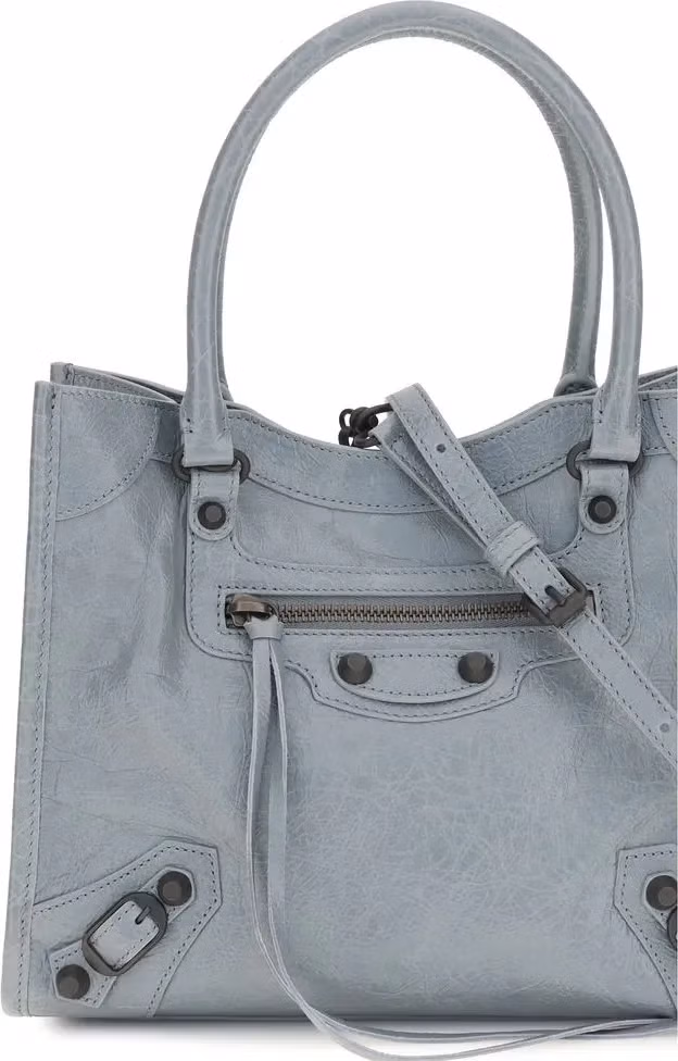 Balenciaga Blue Lamb Ovis Aries Aries Shoulder Bag