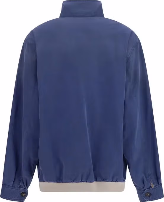 Miu Miu Blue Cotton Bomber