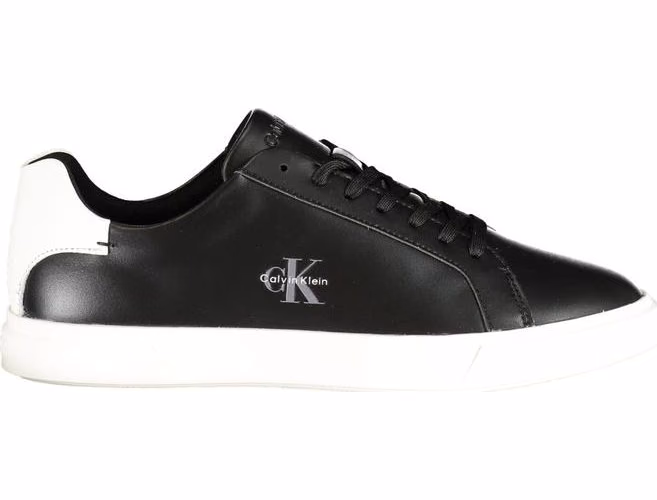 Calvin Klein Black Polyurethane Womens Sneaker