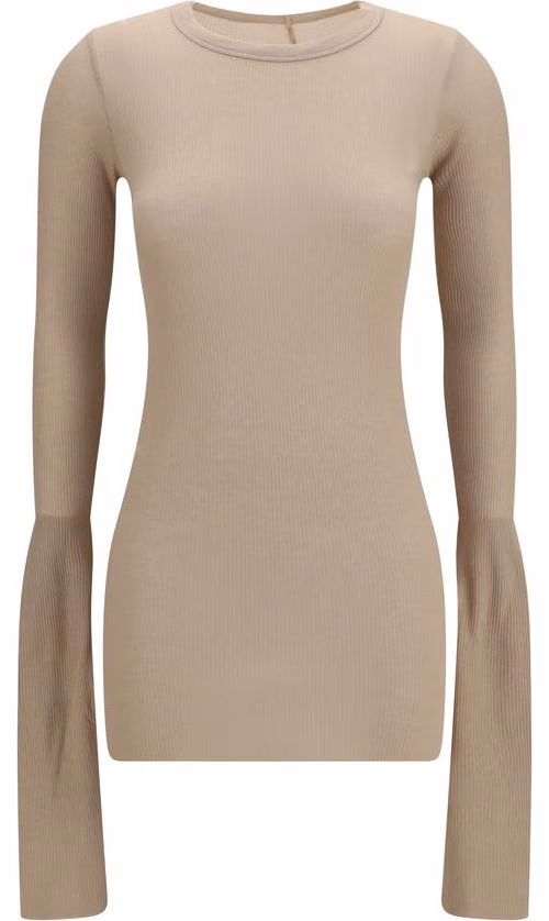Rick Owens Beige Viscose Shirt
