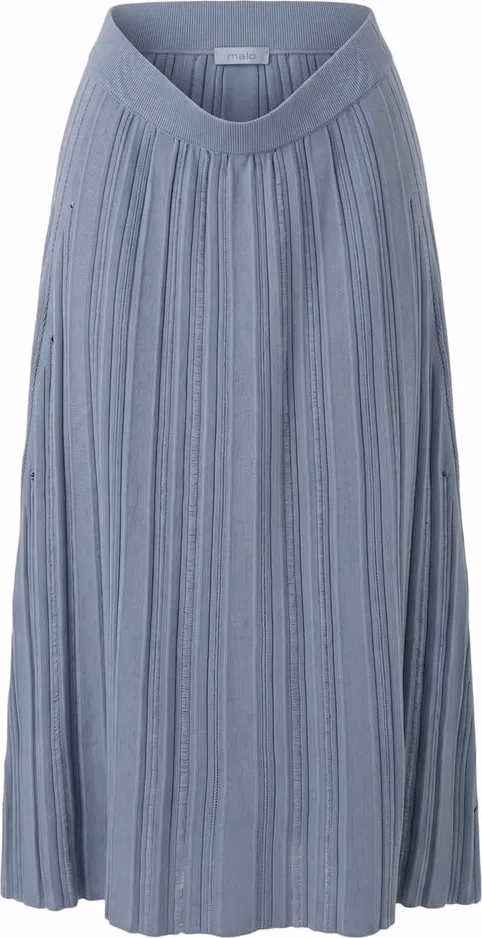 Malo Grey Cotton Women Skirt