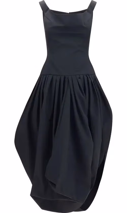 Magda Butrym Black Polyester Casual Dress