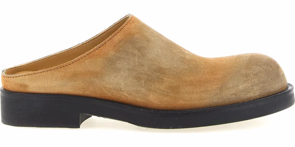 MM6 Maison Margiela Beige Cowhide Mules