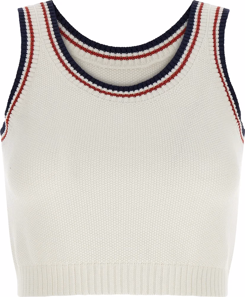 Brunello Cucinelli White Cotton Top