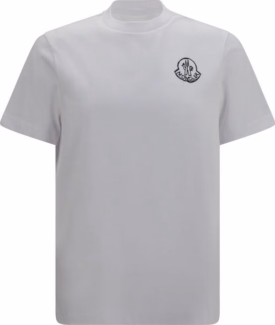Moncler White Cotton T-Shirt