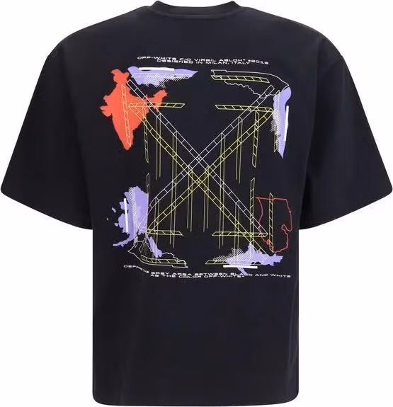 Off-White Black Cotton T-Shirt
