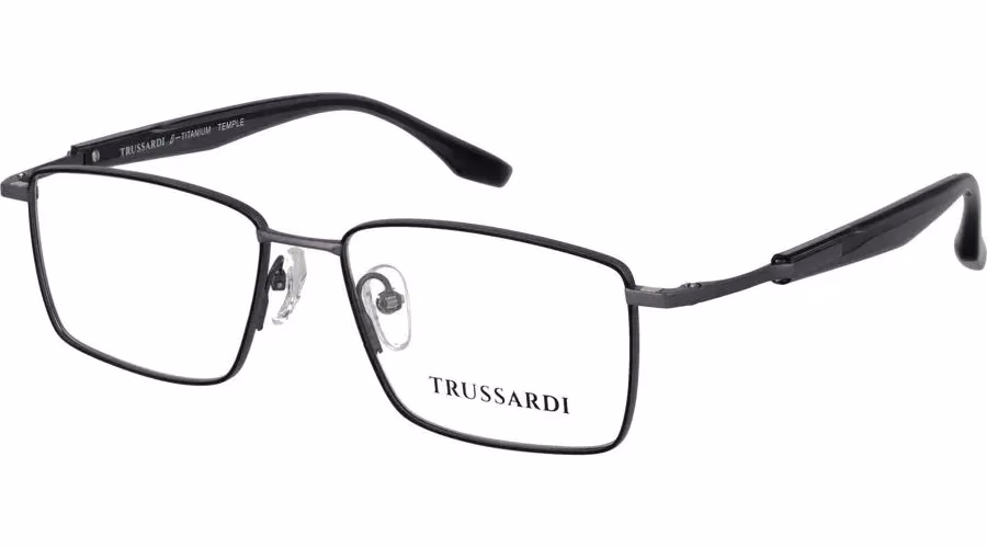 Trussardi Gray Stainless Steel Glasses (Frames)