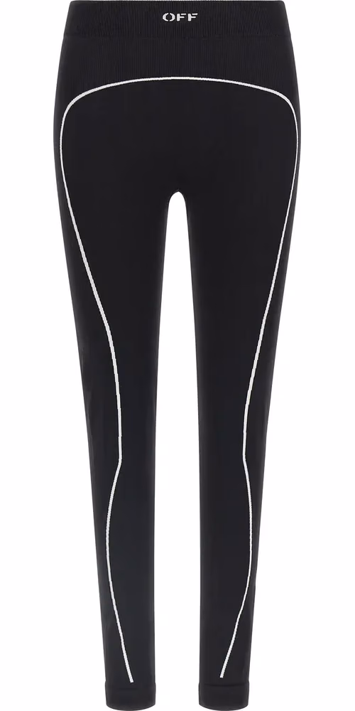 Off-White Black Polyamide Leggings