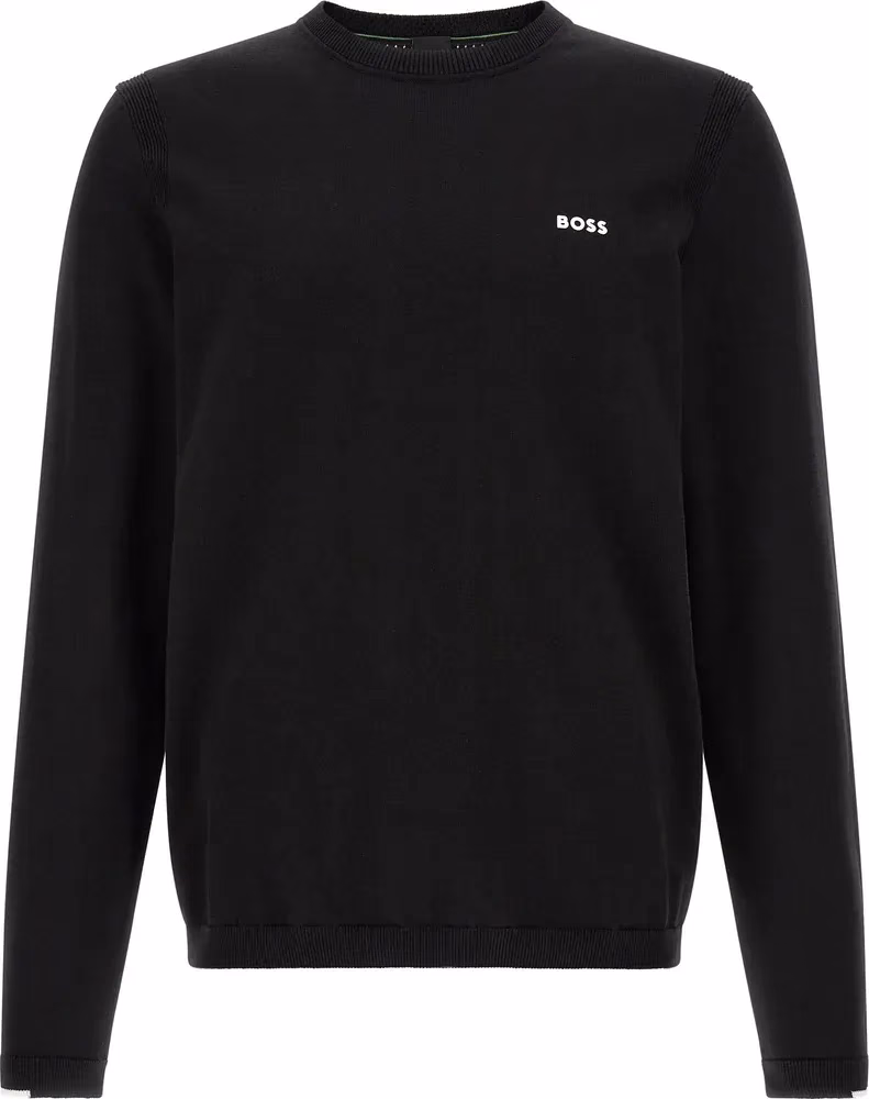 Hugo Boss Black Cotton Cardigan