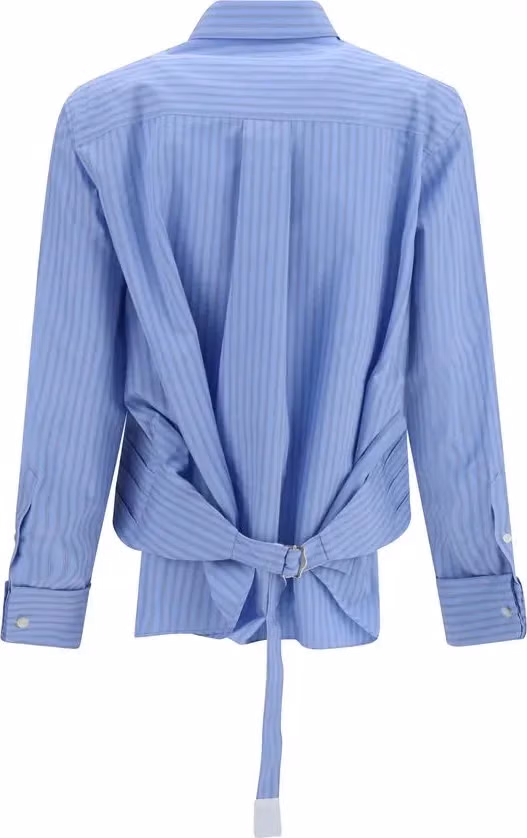 Sacai Blue Cotton Shirt