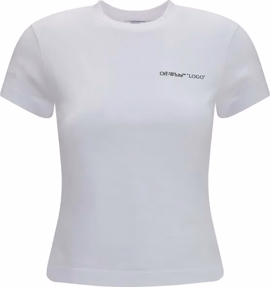 Off-White White Cotton T-Shirt