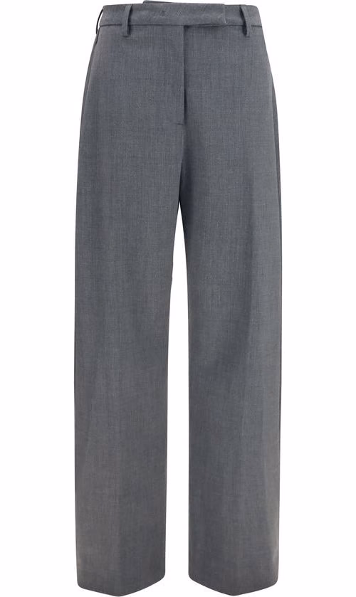 The Latest Gray Polyester Dress Pants