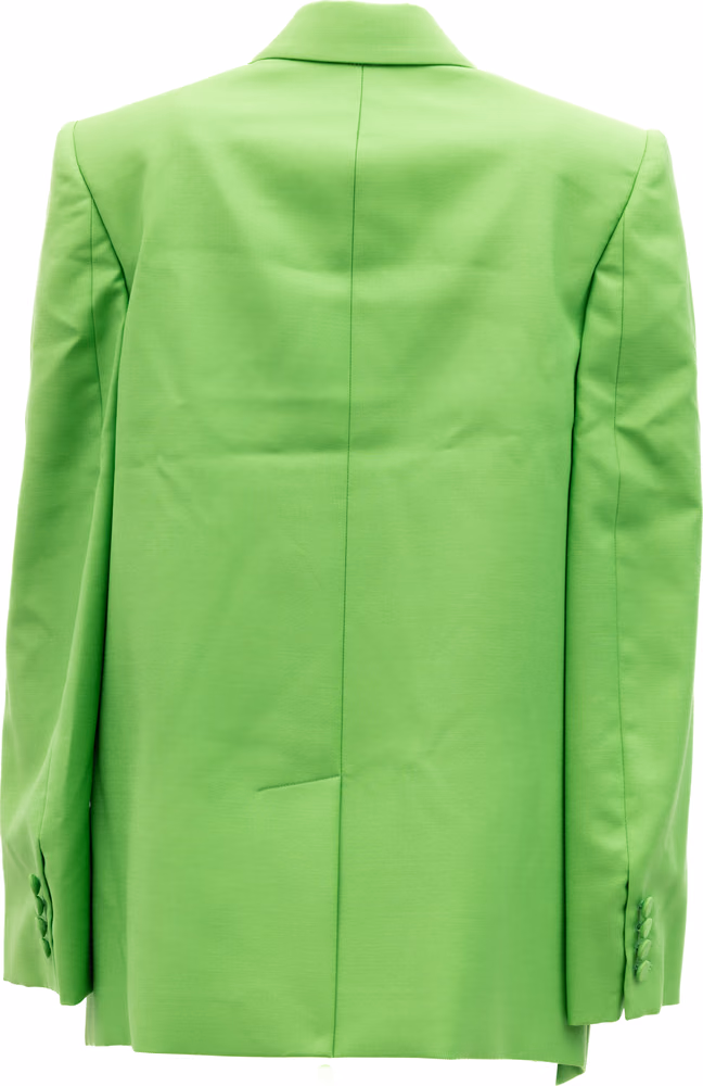 Alexander McQueen Green Women Wool Blazer