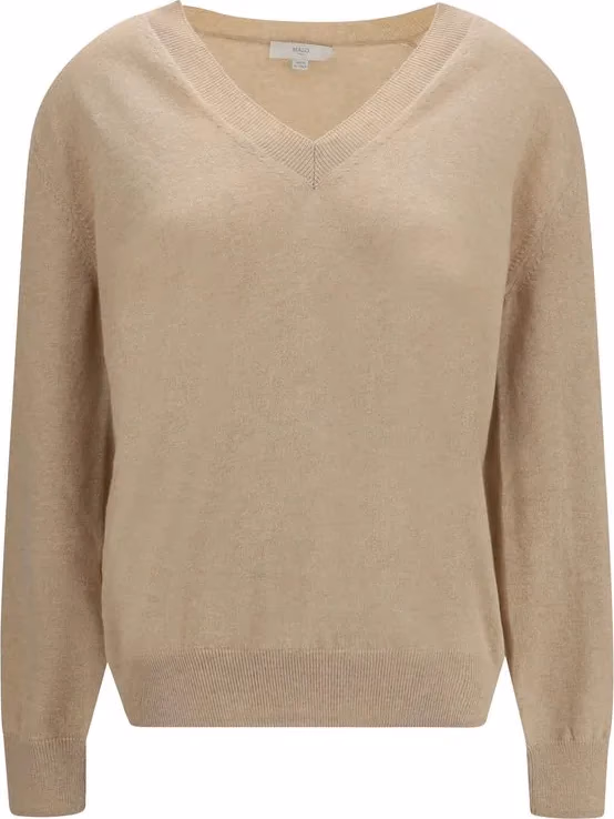 Malo Beige Cashmere Sweater