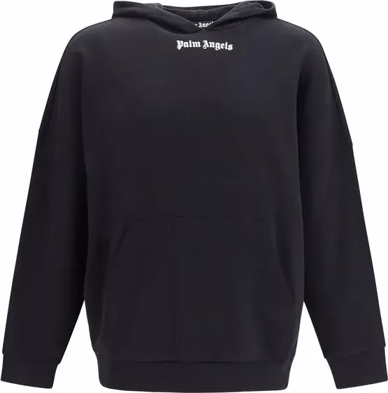 Palm Angels Black Cotton Sweatshirt