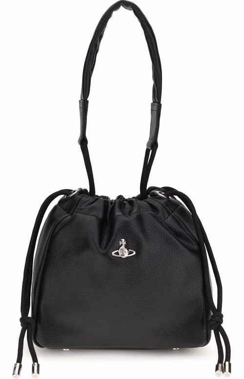 Vivienne Westwood Black Polyethylene Shoulder Bag