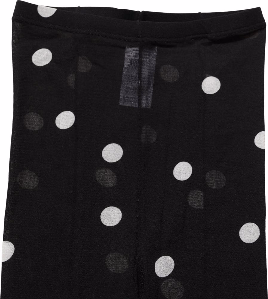 Dolce & Gabbana Black Polka Dot Tights Stockings Pantyhose Socks