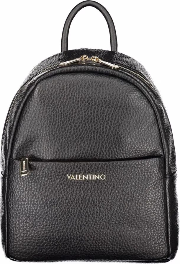 Mario Valentino Black Polyurethane Women's Backpack