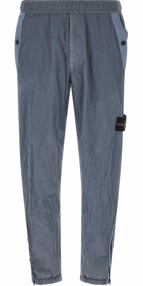 Stone Island Gray Polyamide Joggers (Workout Pants)