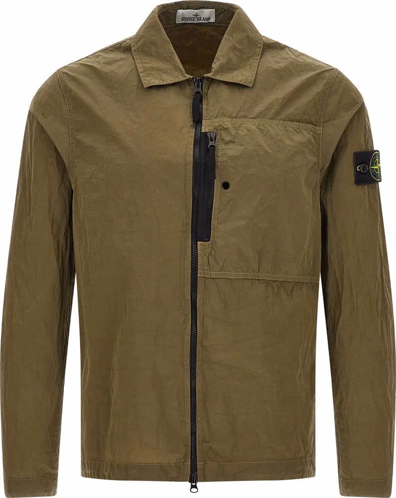 Stone Island Bicolor Polyamide Blouse