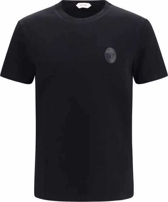 Versace Black Cotton T-Shirt