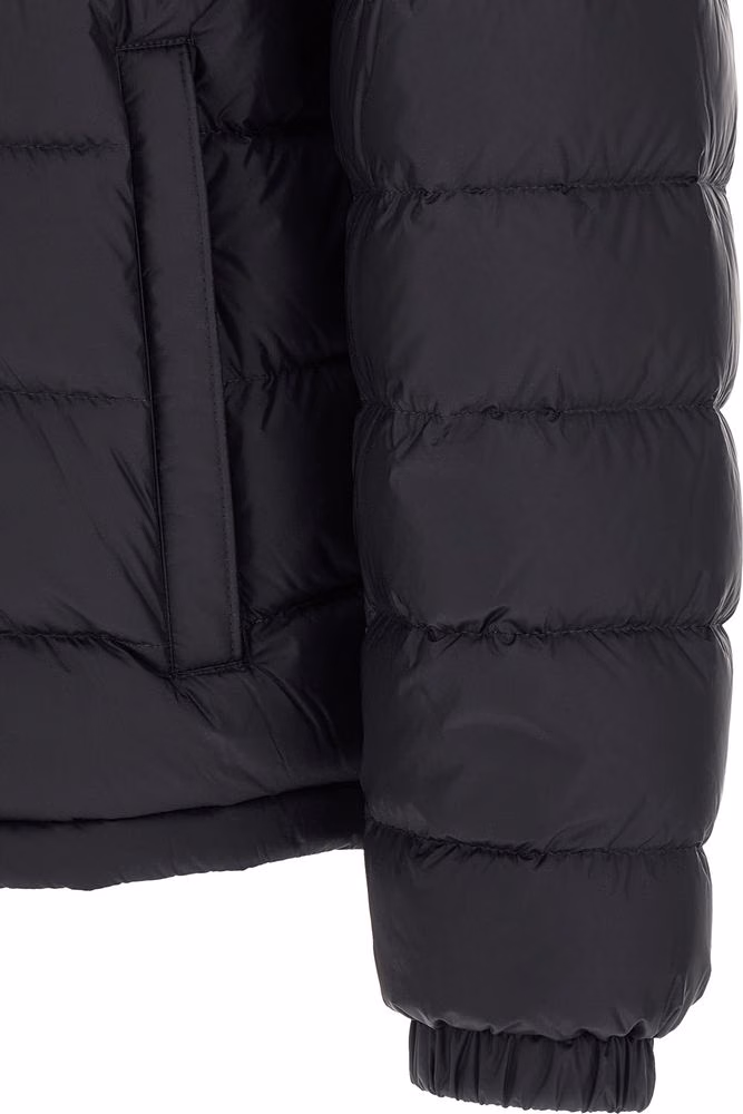 Moncler Blue Polyamide Full-Length Jacket