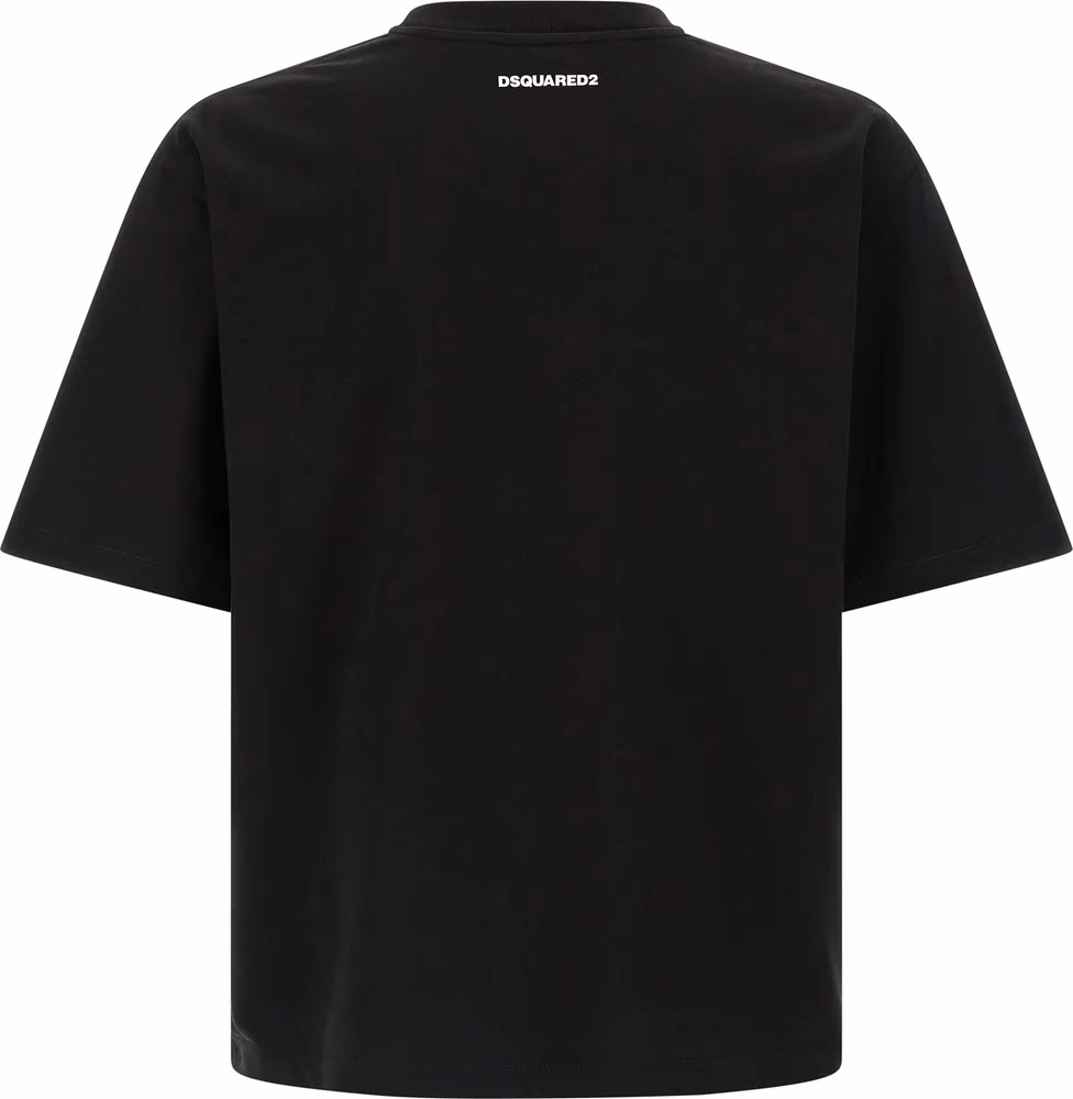 Dsquared² Black Cotton T-Shirt