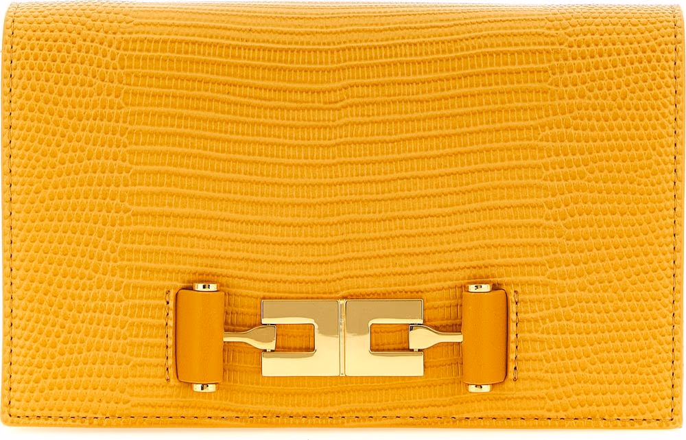 Elisabetta Franchi Beige Polyester Crossbody Bag