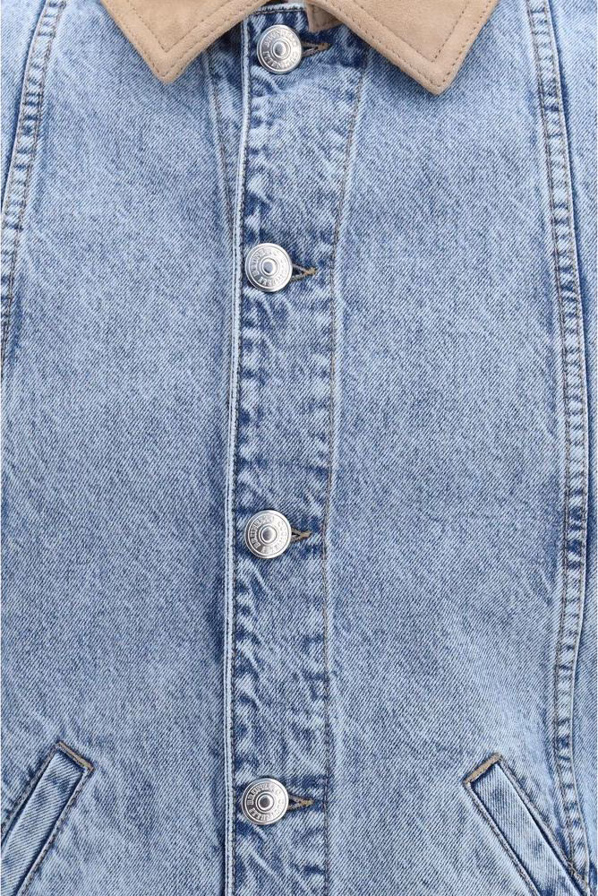 Brunello Cucinelli Blue Cotton Denim Jacket