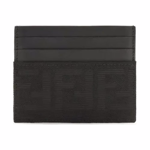 Fendi Black Polyester Wallet
