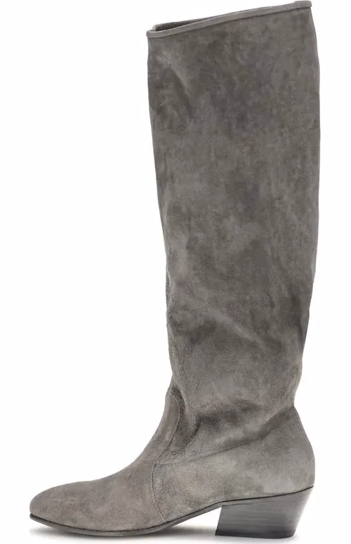 Pedro García Gray Suede Leather Ankle Boots