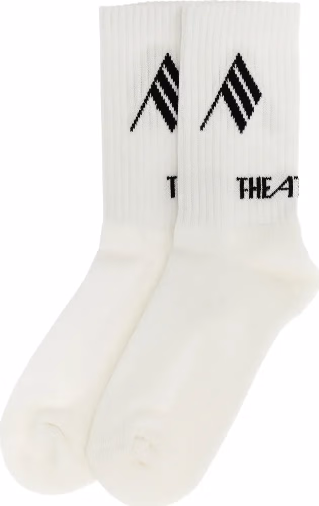 The Attico Bicolor Cotton Socks