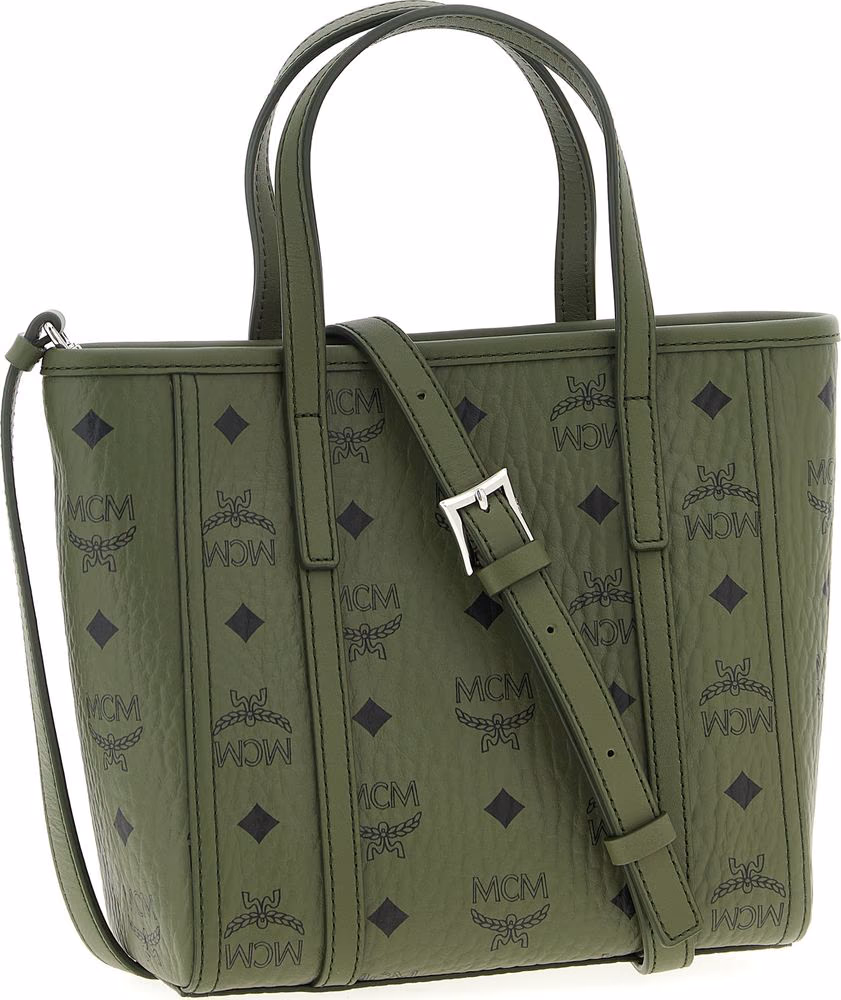 MCM Bicolor Polyethylene Tote Bag