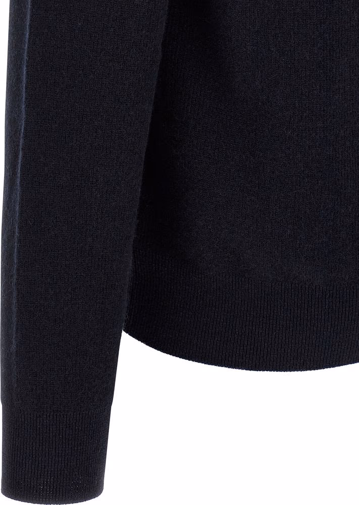 Brioni Blue Cashmere Cardigan