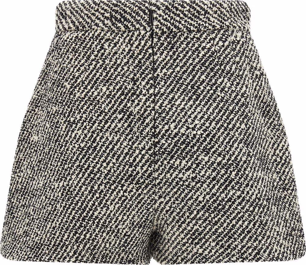 Versace Bicolor Virgin Wool Bermuda Shorts