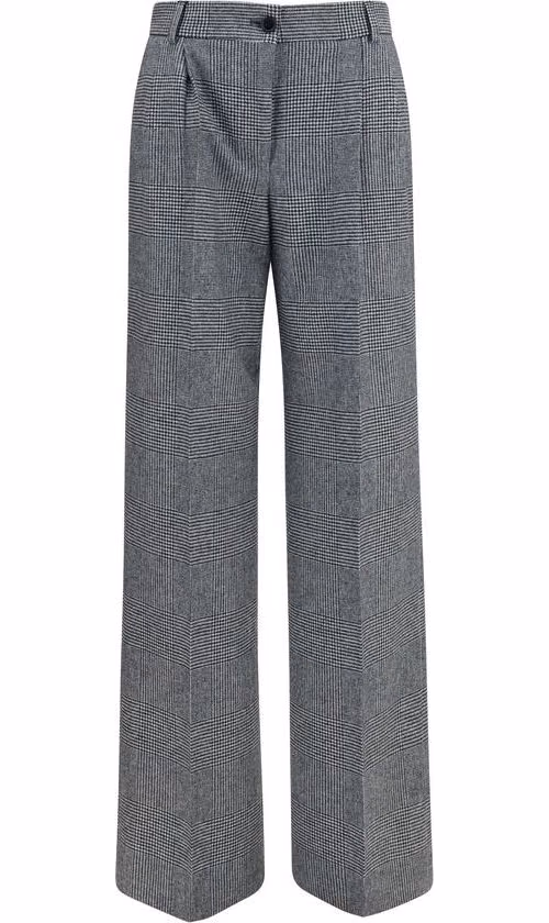Dolce & Gabbana Gray Wool Oves Aries Dress Pants