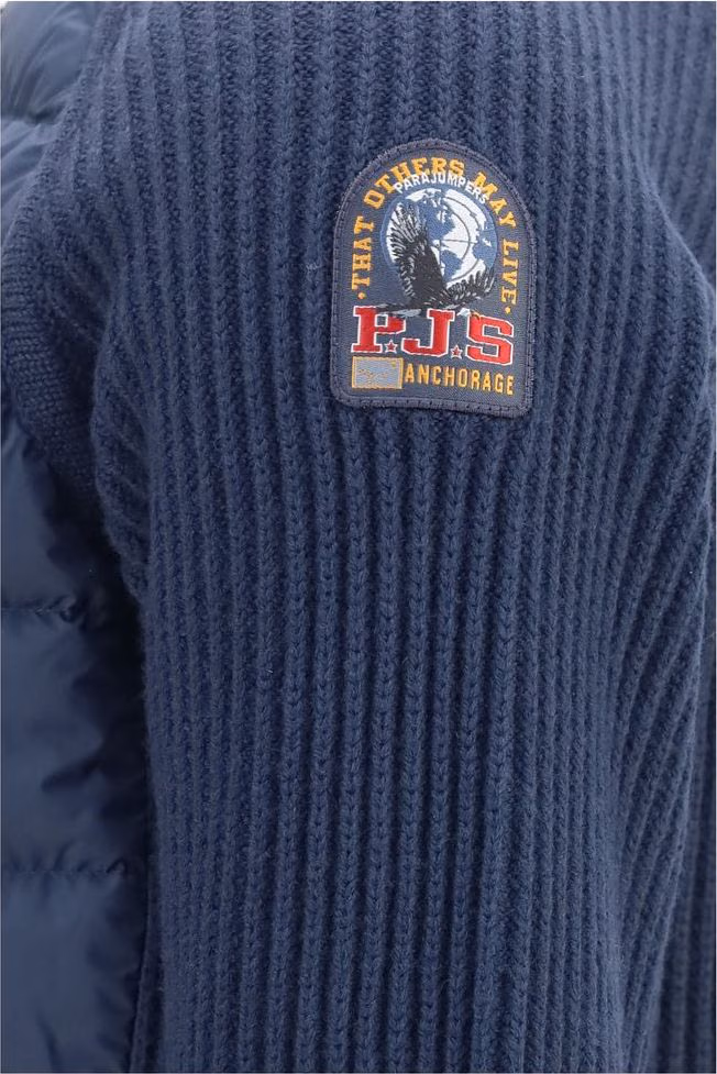 Parajumpers Blue Polyamide Shell Jacket
