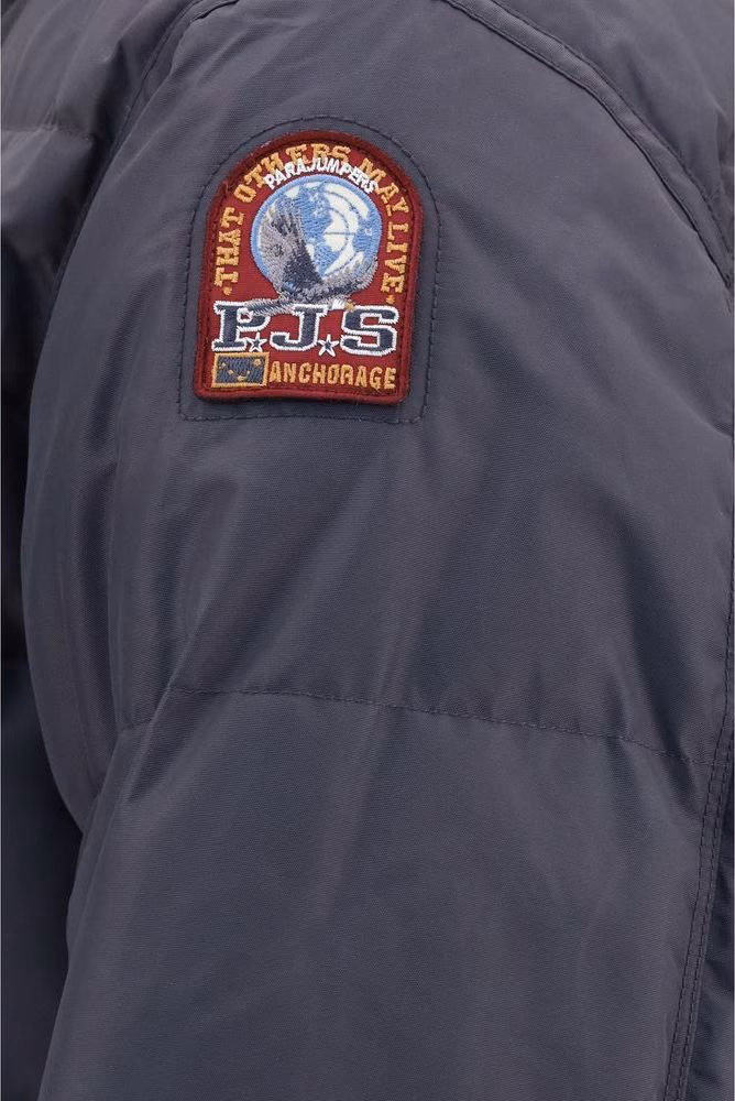 Parajumpers Gray Polyamide Full-Length Jacket