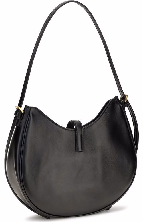 Versace Black Calf Leather Bos Taurus Shoulder Bag
