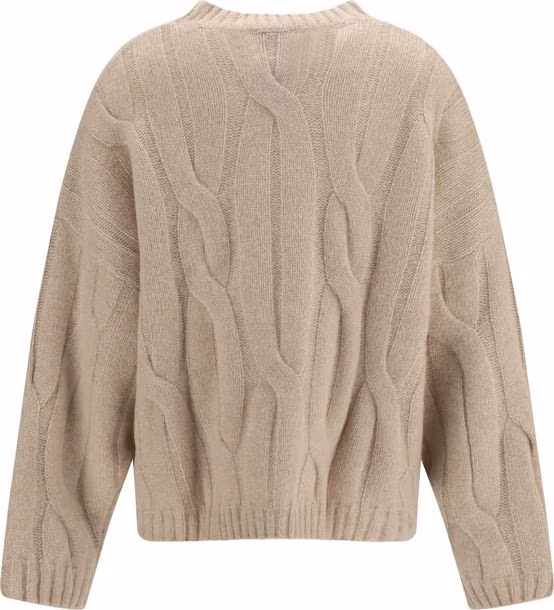 Allude Beige Cashmere Sweater