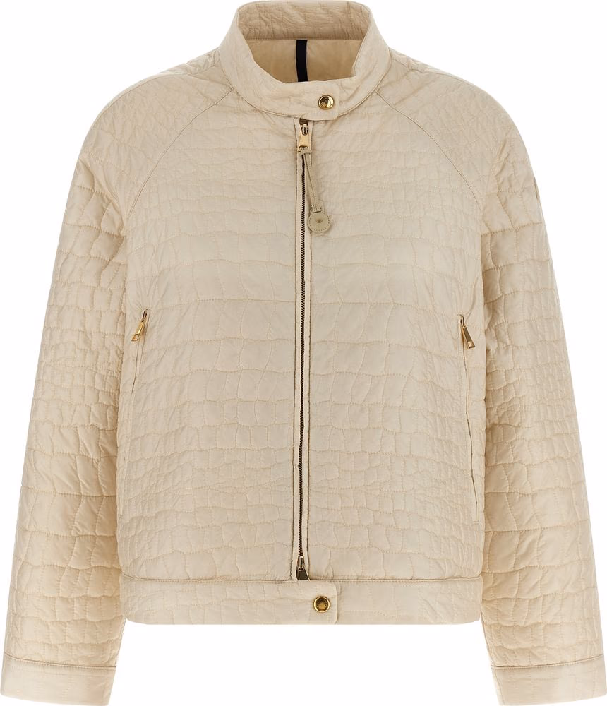 Moncler Beige Polyamide Full-Length Jacket