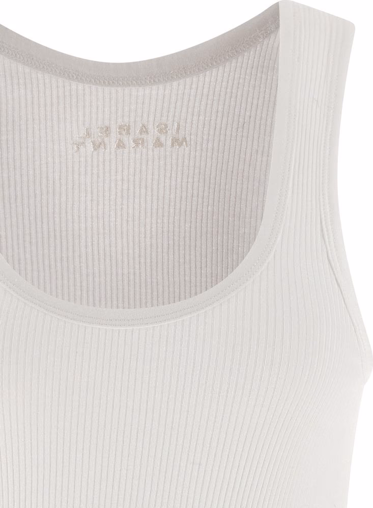 Isabel Marant White Cotton Tank Tops