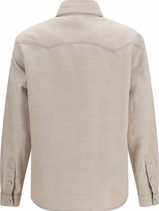 Fendi Beige Denim Shirt